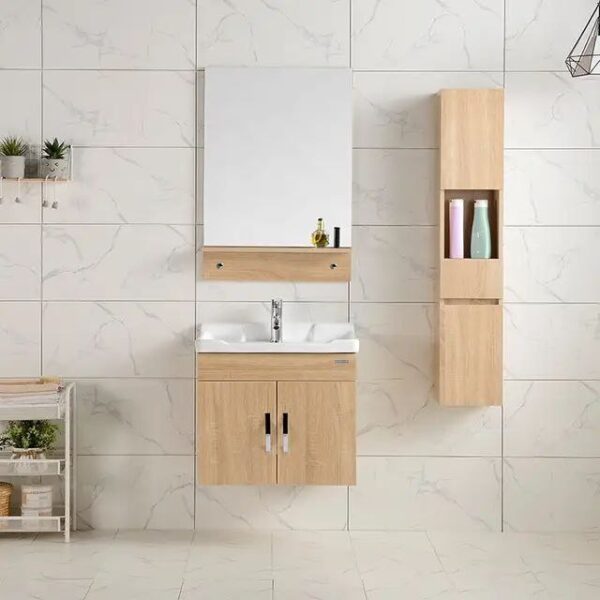 Wall-mounted mirror and Cabinet