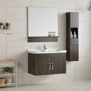 Wall-mounted mirror and Cabinet