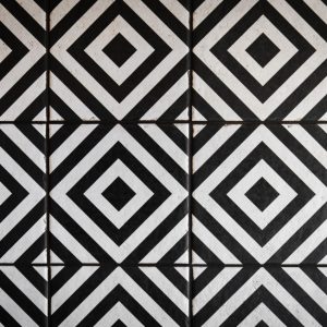 Balck and white tiles