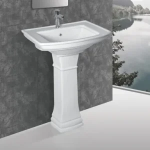Wash basin pedestal